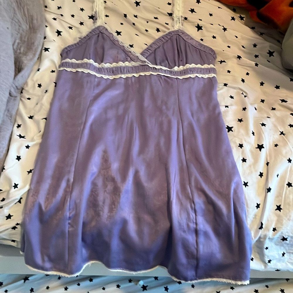 violet purple dress